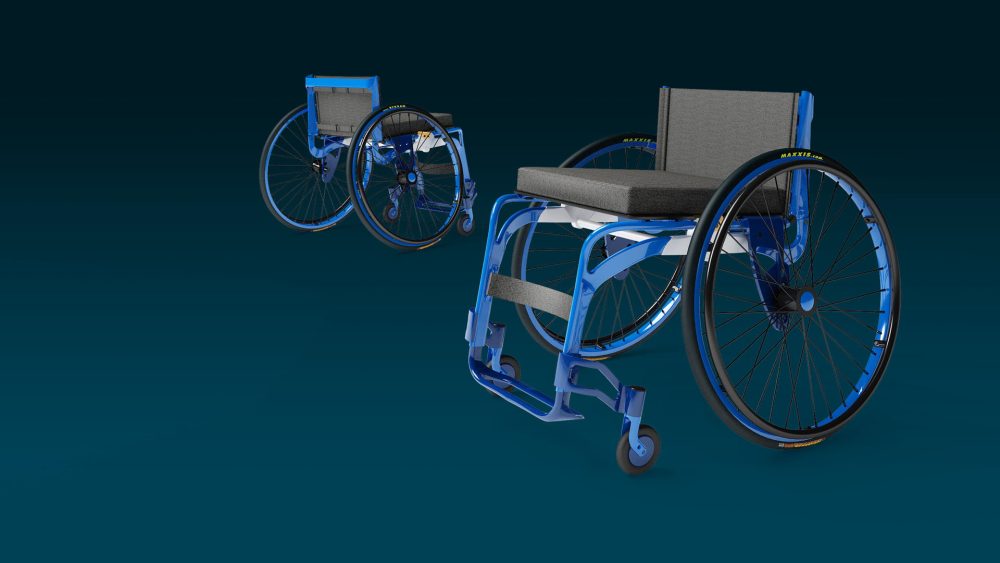 Foldable Sport Wheelchair