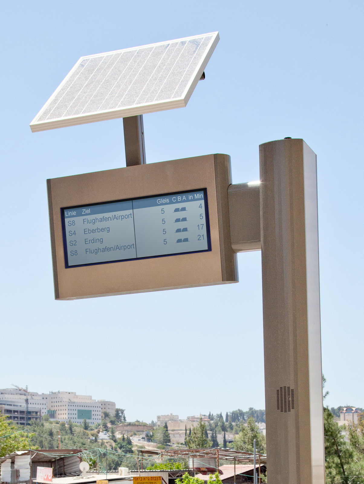 ISR Solar Electronic Bus Sign