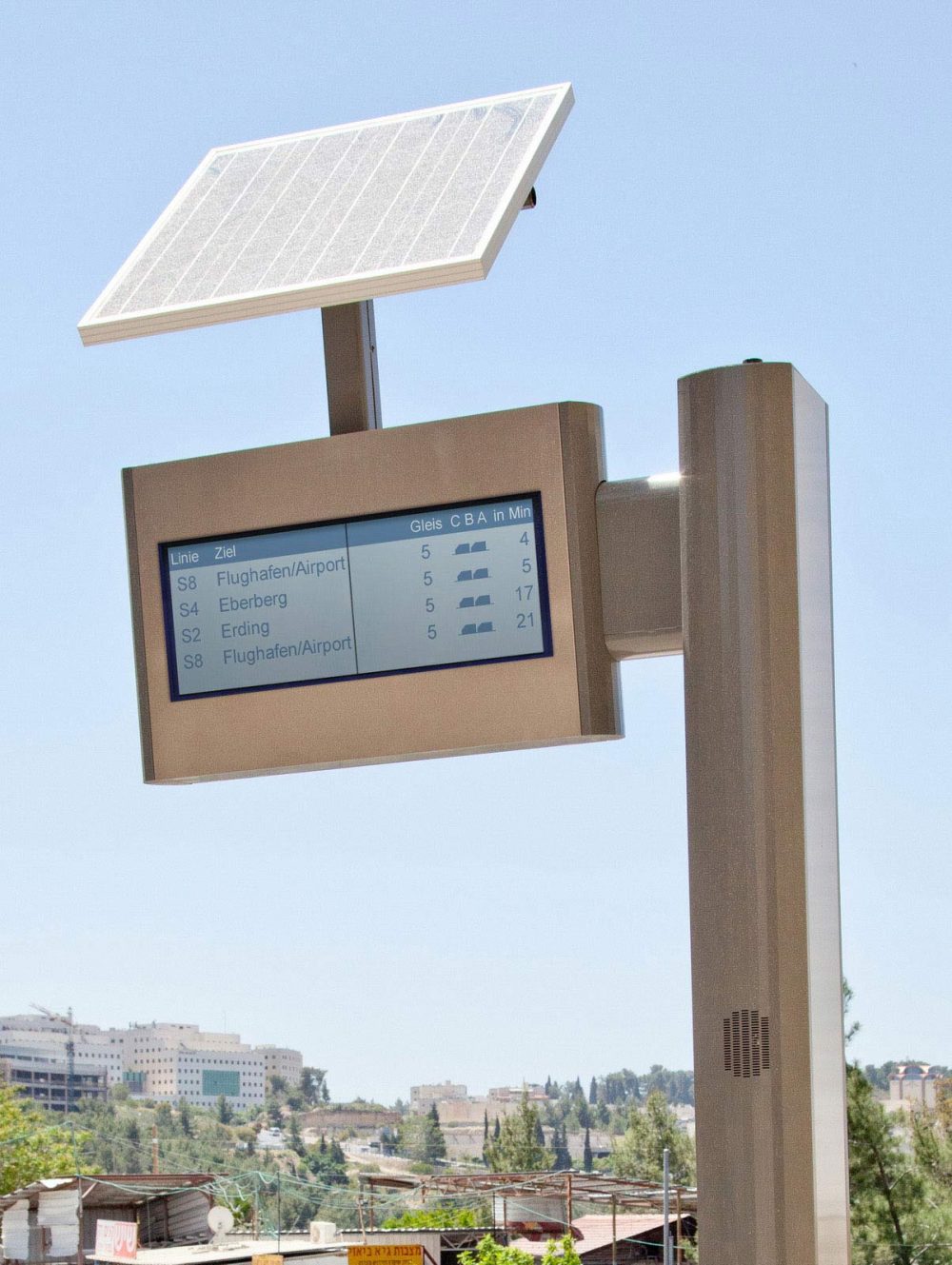 ISR Solar Electronic Bus Sign